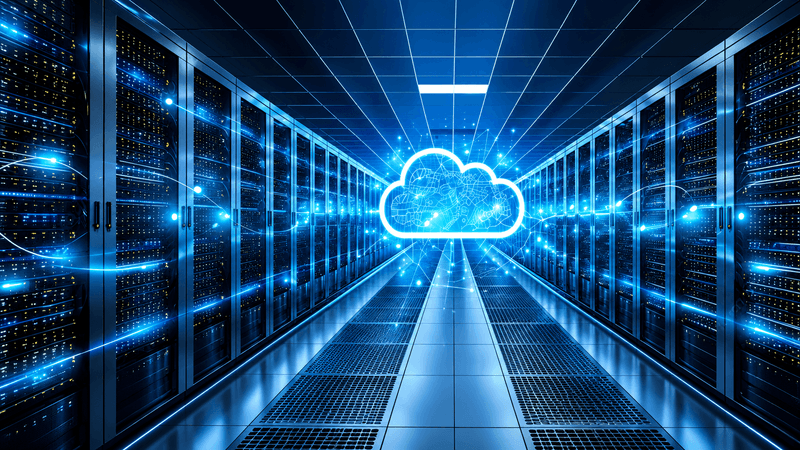 Cloud Server Illustration